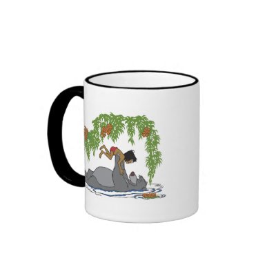 Jungle Book Baloo holding up Mowgli  Disney mugs