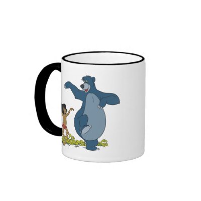 Jungle Book Mowgli and Baloo dancing Disney mugs