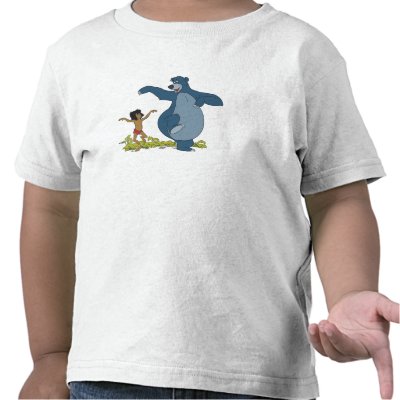 Jungle Book Mowgli and Baloo dancing Disney t-shirts