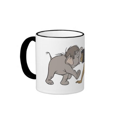 Jungle Book's Mowgli With Baby Elephant Disney mugs