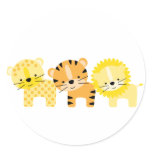 Jungle Cat Envelope Seals Stickers