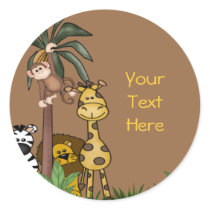 Jungle  envelope Seals and Stickers