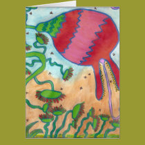 Jungle flower cards