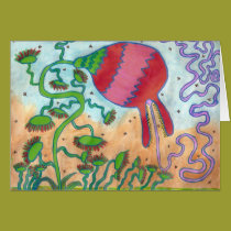 Jungle flower cards