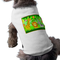 Jungle Friends Pet Tee Shirt