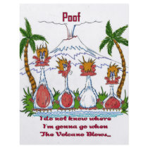 Jungle Friends Volcano Personalized Flyer