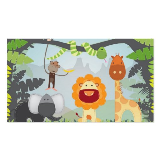 Jungle Fun Business Card Template