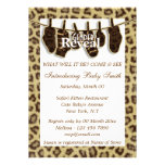 Jungle gender reveal PERSONALIZE Invitation
