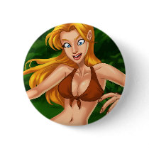 Jungle Girl # 4 Button by iambibs Jungle Girl # 4 Button