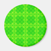 Jungle Green Fridge Magnet