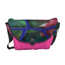 Jungle Hot Pink Messenger Bag