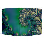 Jungle II · Fractal Art · Blue & Teal binders