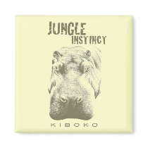 Jungle Instinct™_Kiboko_hippo serengeti yellow magnets