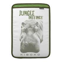 Jungle Instinct_Kiboko_hippo stipple ipad sleeves