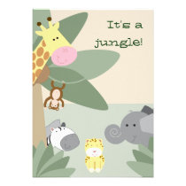 Jungle invitation invitations