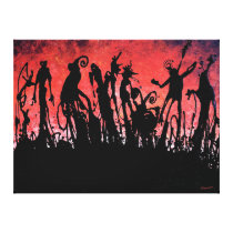 Jungle Jamboree Wrapped Canvas canvas prints