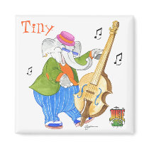 Jungle Jazz Magnet by flowerfunk Jungle Jazz Magnet
