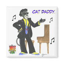 Jungle Jazz Magnet by flowerfunk Jungle Jazz Magnet