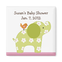 Jungle Jill Elephant Magnet/Keepsake/Party Favor