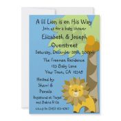 Jungle King Lion Blue Sky Baby Shower Zoo Safari