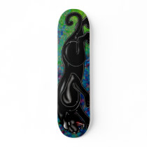 Jungle Leopard Black skateboards