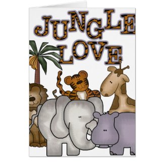 Jungle Love Greeting Cards