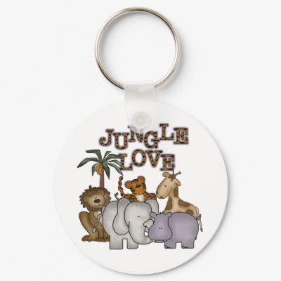 Jungle Love Keychain by toddlersplace