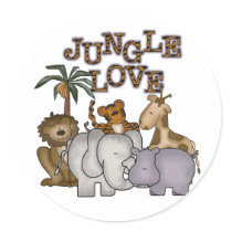 Jungle Love stickers