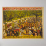 Jungle Menagerie at Olympia Circus Poster