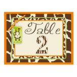 Jungle Monkey Table Postcard 2
