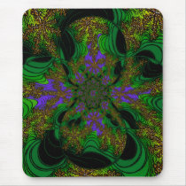 "Jungle Orchids" ~ Abstract Art Print mousepads