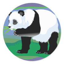 Jungle Panda Bear stickers by Jungleshoppe Jungle Panda Bear stickers
