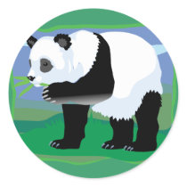 Jungle Panda Bear stickers by Jungleshoppe Jungle Panda Bear stickers