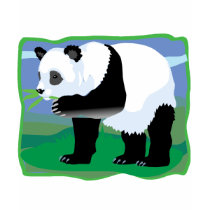 Jungle Panda Bear t-shirts by Jungleshoppe Jungle Panda Bear t-shirts