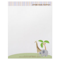 Jungle Party Letterhead by KrispysKingdom Jungle Party Letterhead