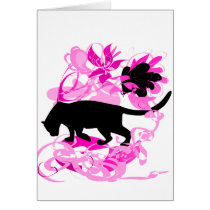 Jungle Pather card (pink)
