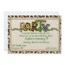 Jungle Print Birthday Party Invite