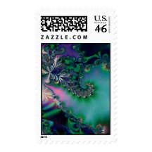 Jungle · Purple & Teal Stamp