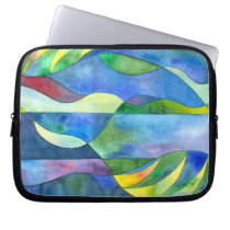Jungle River Abstract Laptop Bag laptop sleeves