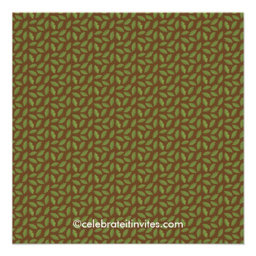 Jungle Safari Animal Neutral Baby Shower Custom Announcement