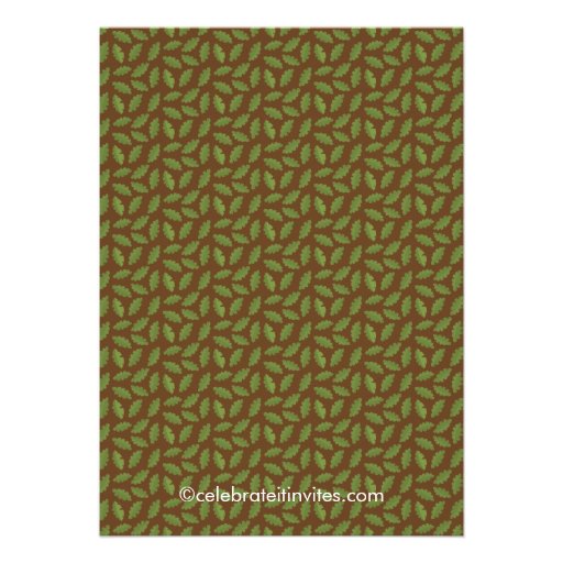 Jungle Safari Animal Neutral Baby Shower Custom Invitations