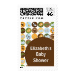 Jungle Safari Animal Neutral Baby Shower Postage Jungle Safari Animal Neutral Baby Shower Postage