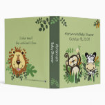 Jungle Safari BABY SHOWER brag Book Binder