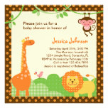 Jungle Safari Baby Shower Invitation