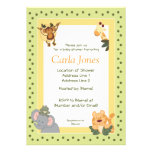 Jungle Safari Baby Shower Invitations 5 x 7 size