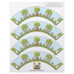 Jungle Safari Cupcake Wrapper Letterhead