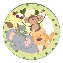 Jungle Safari Favor Stickers Decoration by allpetscherished Jungle Safari Favor Stickers Decoration