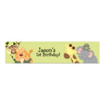JUNGLE SAFARI Monkey Birthday Banner Print