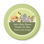 Jungle Safari Tiger Giraffe Elephant Monkey Favor Magnet