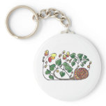 Jungle snail keychains